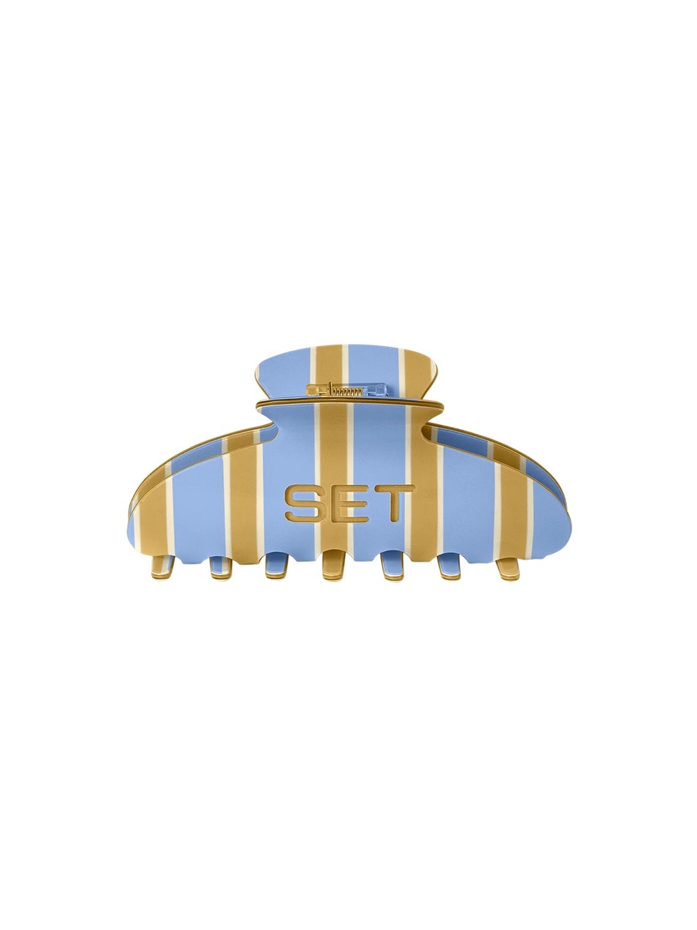 Set Active Set Stripe Claw Clip